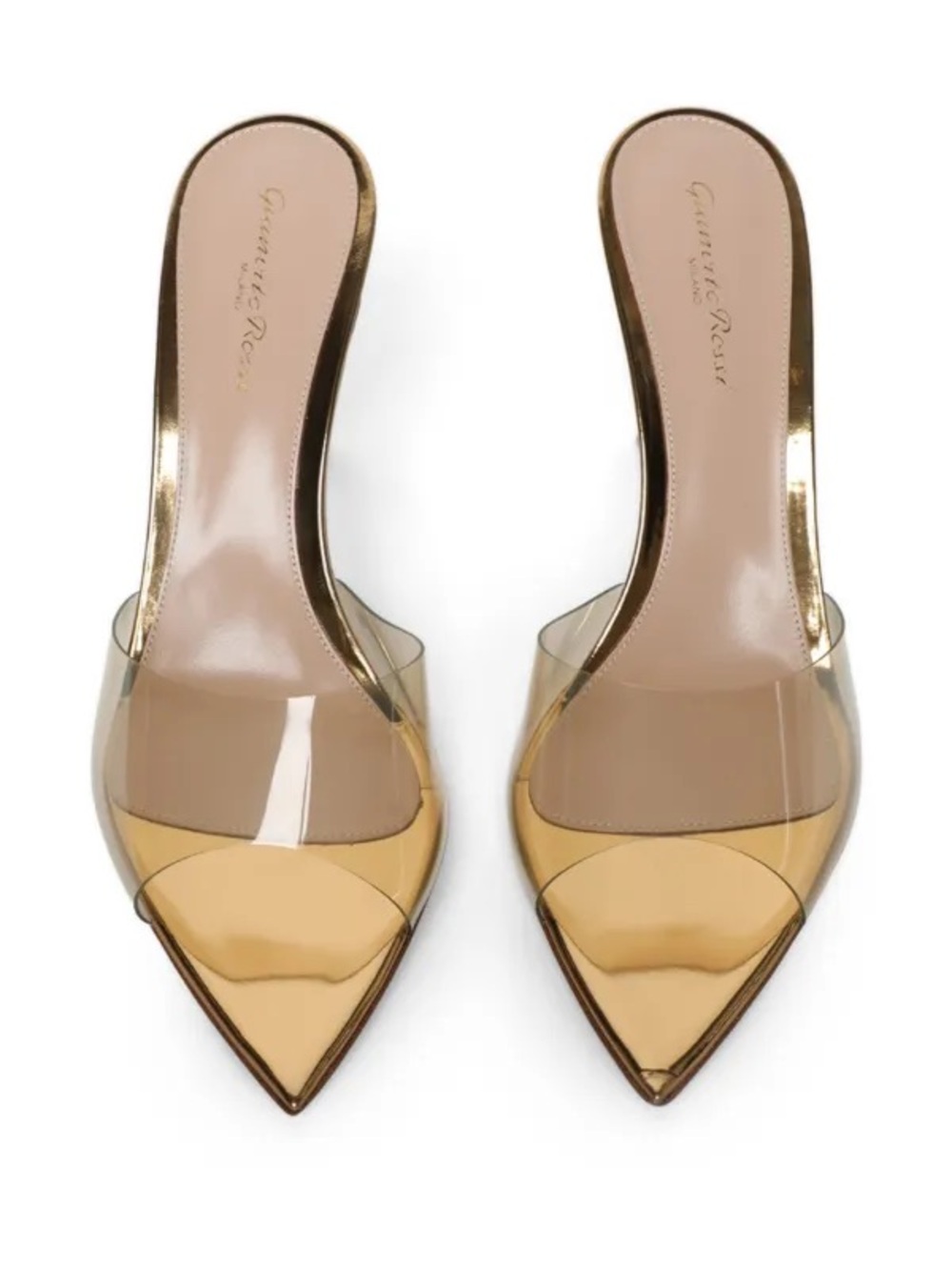Gianvito Rossi
Elle 100mm poited-toe mules